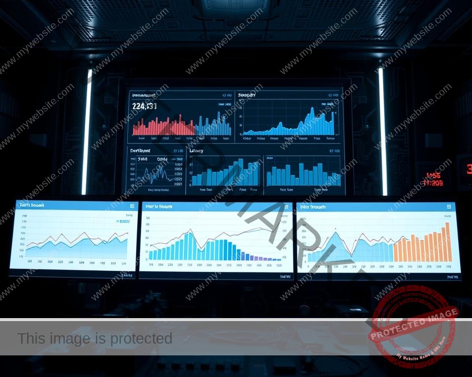 A detailed technical analysis of IPTV performance, presented in a clean, data-driven format. The foreground showcases a series of responsive, interactive charts and graphs displaying key performance metrics like streaming quality, latency, and error rates. The middle ground features a sleek, minimalist dashboard interface, providing an at-a-glance overview of overall IPTV system health. The background is a dimly lit, technologically advanced environment, with subtle hints of circuit boards and digital readouts, creating an atmosphere of analytical precision. Subtle lighting from behind the charts casts a soft glow, enhancing the professionalism and authority of the results. The overall tone is one of empirical, evidence-based assessment, suitable for an in-depth review of IPTV services. A detailed technical analysis of IPTV performance, presented in a clean, data-driven format. The foreground showcases a series of responsive, interactive charts and graphs displaying key performance metrics like streaming quality, latency, and error rates. The middle ground features a sleek, minimalist dashboard interface, providing an at-a-glance overview of overall IPTV system health. The background is a dimly lit, technologically advanced environment, with subtle hints of circuit boards and digital readouts, creating an atmosphere of analytical precision. Subtle lighting from behind the charts casts a soft glow, enhancing the professionalism and authority of the results. The overall tone is one of empirical, evidence-based assessment, suitable for an in-depth review of IPTV services.