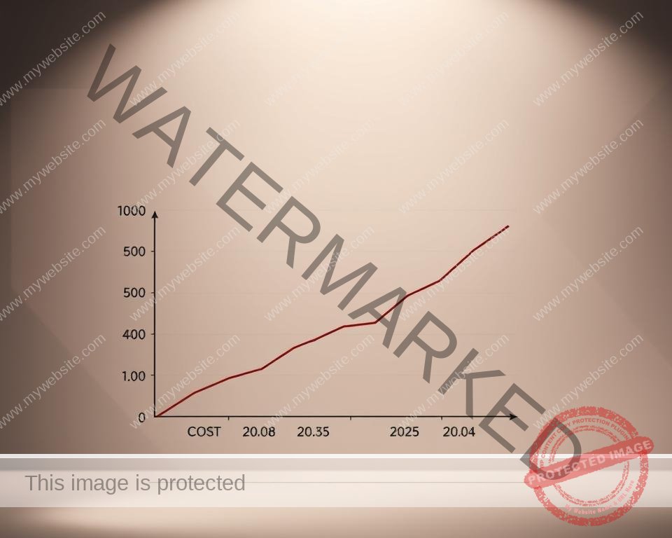 A modern and minimalist data visualization depicting a "value for money" analysis. In the foreground, a clean graph with two lines representing cost and value, highlighting the balance between the two. The background features a subtle geometric pattern in muted tones, creating a sense of depth and sophistication. The lighting is soft and directional, casting gentle shadows to accentuate the graphical elements. The camera angle is slightly elevated, giving the viewer an objective, analytical perspective on the financial data presented. The overall mood is one of thoughtful consideration, encouraging the viewer to carefully weigh the merits of the investment.