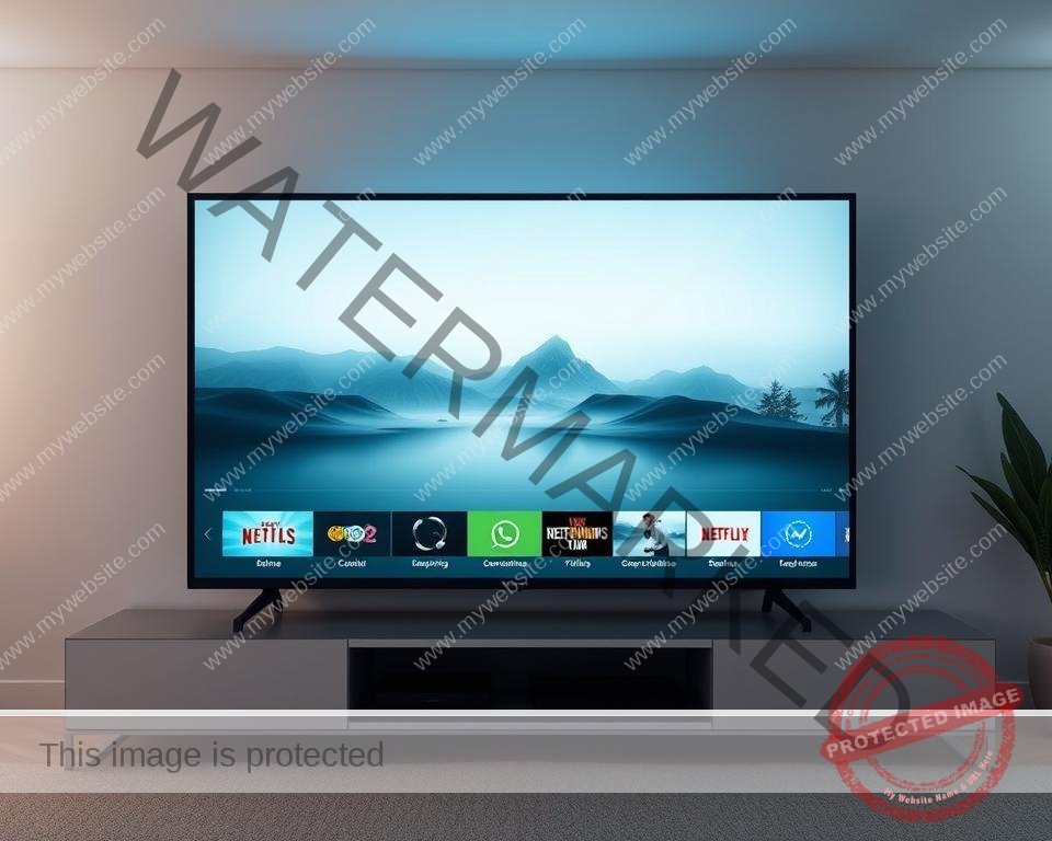 A sleek, intuitive IPTV interface with a clean, minimalist design. The main screen features a large, high-definition video player in the center, surrounded by a grid of neatly organized content categories. The navigation is smooth and responsive, with subtle animations and transitions that guide the user through the interface. Soft, ambient lighting creates a calming atmosphere, while the use of bold, vibrant colors and crisp, high-quality graphics add a sense of modern sophistication. The layout is well-balanced, with intuitive icons and clear labeling that make it easy to find and access the desired content. The overall impression is one of a seamless, user-friendly experience that invites exploration and discovery.