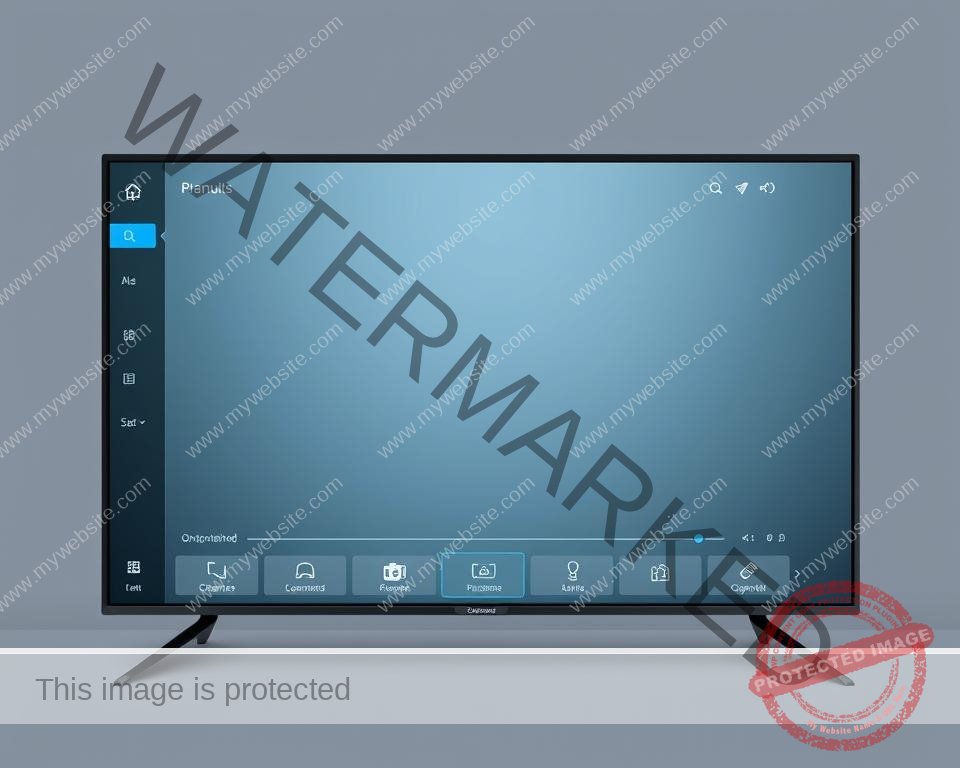 A sleek, modern interface for a top-rated UK IPTV service, showcasing a clean and intuitive design. The screen is dominated by a large, high-resolution video player in the center, surrounded by a minimalist layout of controls and menus. The user experience is smooth and responsive, with subtle animations and micro-interactions that enhance the overall usability. The color palette is muted and sophisticated, with accents of blue and gray that complement the crisp, high-definition video content. The layout is balanced and well-organized, making it easy for users to navigate through the available channels, on-demand content, and settings. The interface exudes a sense of professionalism and reliability, reflecting the high-quality service provided by the IPTV provider.